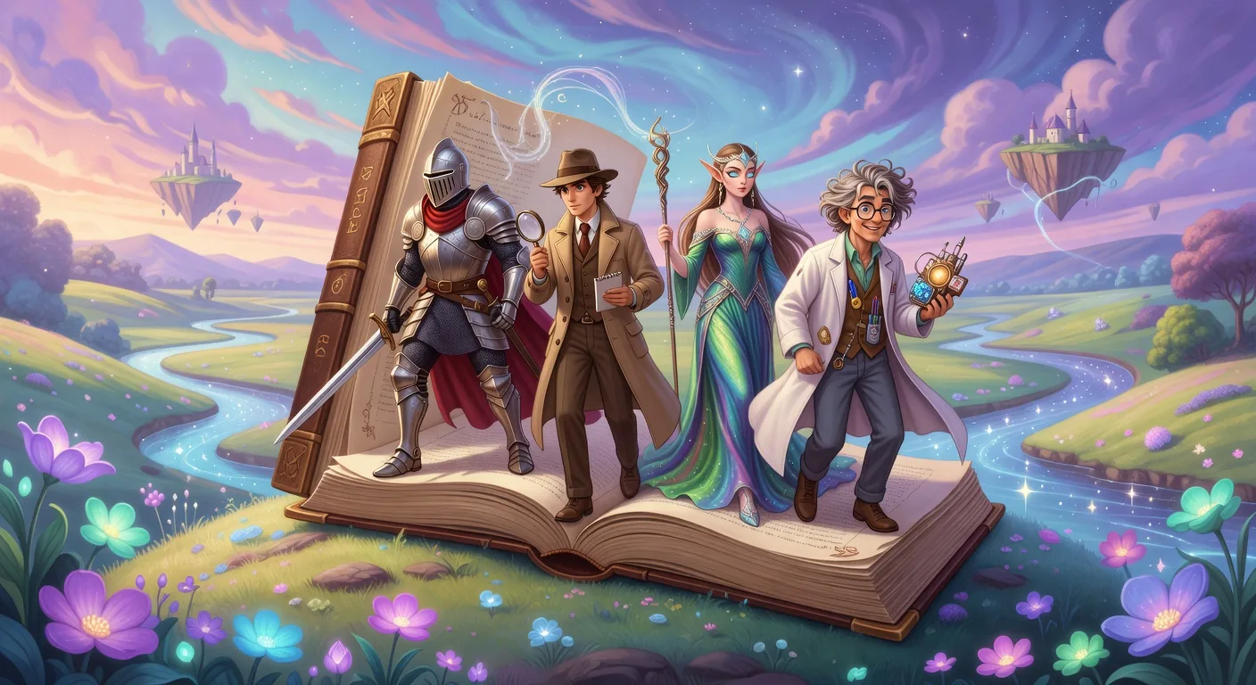 Fictional characters concept art