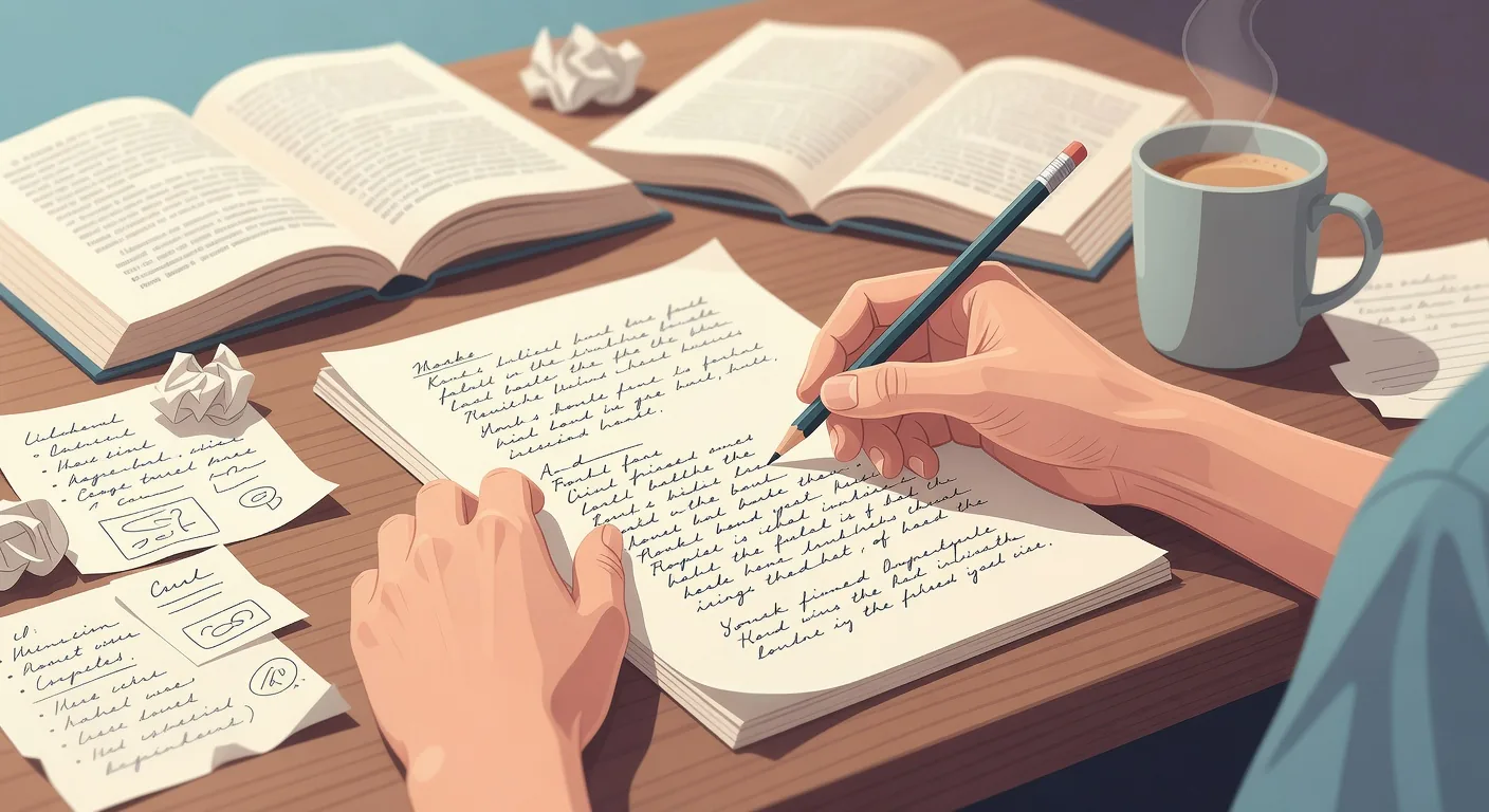 Revision process with pages